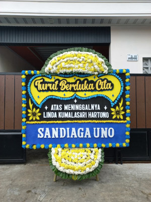 Papan Bunga Duka di Tondano Timur